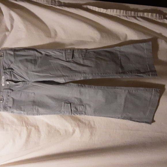White House Black Market Embroidered Cargo Pants NWOT - Picture 1 of 4